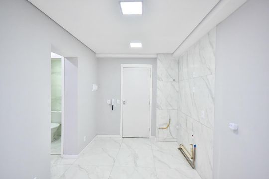 Cozinha de apartamento para alugar com 2 quartos, 37m² em Jardim São Luís, São Paulo