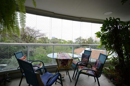 Varanda da Sala de apartamento para alugar com 3 quartos, 118m² em Vila Mariana, São Paulo