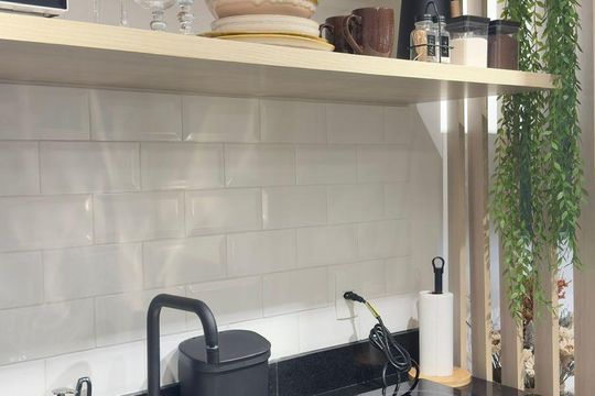 Cozinha de kitnet/studio à venda com 1 quarto, 28m² em Perdizes, São Paulo