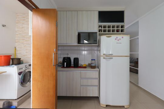 Cozinha de apartamento à venda com 3 quartos, 85m² em Parque Oratório, Santo André