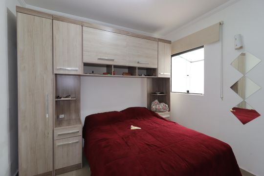 Suíte de apartamento à venda com 3 quartos, 85m² em Parque Oratório, Santo André