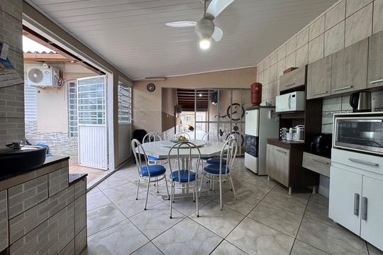 Cozinha de casa à venda com 3 quartos, 110m² em Campina, São Leopoldo