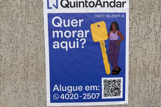 Placa de apartamento para alugar com 2 quartos, 60m² em Rio dos Sinos, São Leopoldo