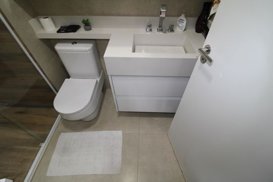 Banheiro de apartamento à venda com 2 quartos, 63m² em Casa Verde, São Paulo