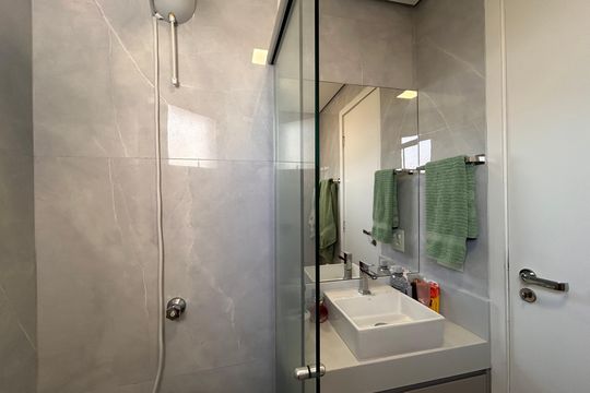 Banheiro da Suíte de apartamento à venda com 3 quartos, 84m² em Freguesia do Ó, São Paulo