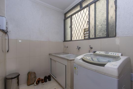 Área de Serviço de apartamento para alugar com 2 quartos, 110m² em Santa Branca, Belo Horizonte