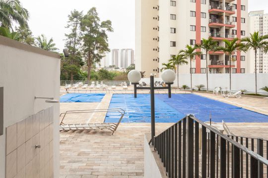 Área comum - Piscina de apartamento à venda com 3 quartos, 88m² em Vila Campo Grande, São Paulo
