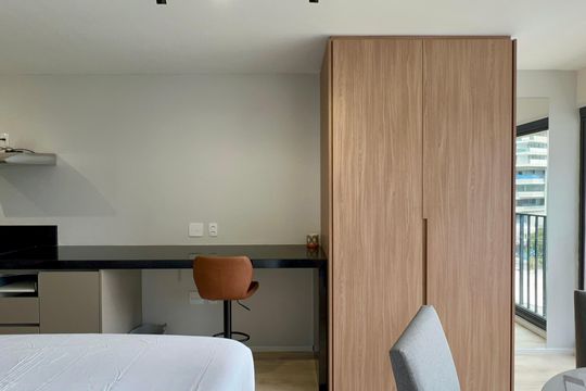 Studio de kitnet/studio para alugar com 1 quarto, 27m² em Sumaré, São Paulo