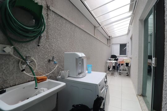 Área de Serviço de apartamento à venda com 3 quartos, 95m² em Parque das Nações, Santo André