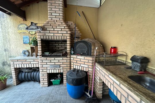 Área comum - Churrasqueira de casa à venda com 5 quartos, 238m² em Vila Pindorama, Barueri