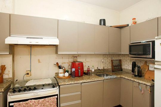 Cozinha de apartamento à venda com 3 quartos, 94m² em Centro Histórico, Porto Alegre