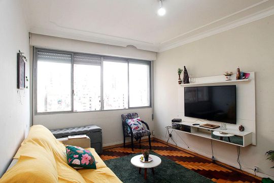 Sala de apartamento à venda com 3 quartos, 94m² em Centro Histórico, Porto Alegre