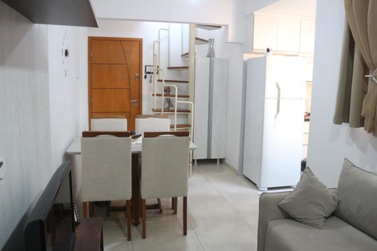 Sala de apartamento à venda com 2 quartos, 95m² em Santa Maria, São Caetano do Sul