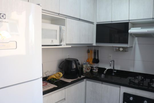 Cozinha de apartamento à venda com 2 quartos, 95m² em Santa Maria, São Caetano do Sul