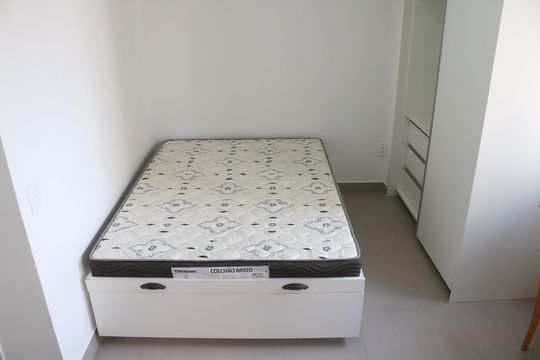 Quarto de apartamento para alugar com 1 quarto, 27m² em Barra Funda, São Paulo