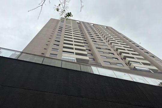 Fachada do Prédio de apartamento para alugar com 1 quarto, 27m² em Barra Funda, São Paulo