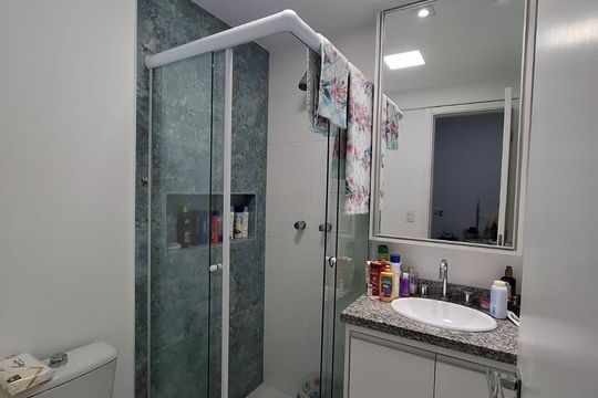 Banheiro 1 de apartamento à venda com 3 quartos, 134m² em Bosque da Saúde, São Paulo