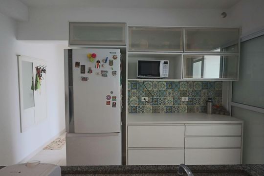 Cozinha de apartamento à venda com 3 quartos, 134m² em Bosque da Saúde, São Paulo
