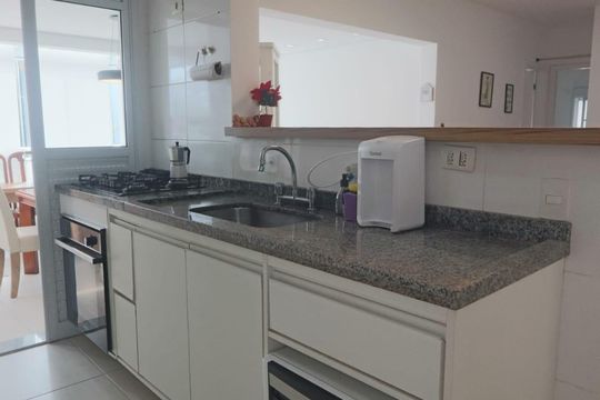 Cozinha de apartamento à venda com 3 quartos, 134m² em Bosque da Saúde, São Paulo