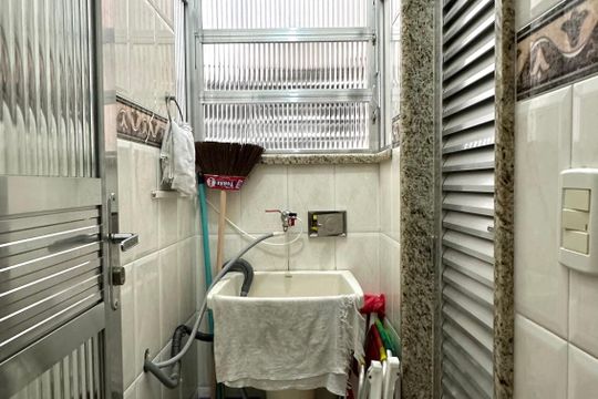 Área de serviço de apartamento à venda com 1 quarto, 54m² em Copacabana, Rio de Janeiro