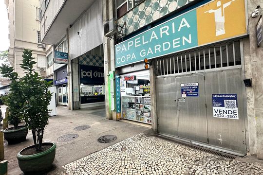 Fachada de apartamento à venda com 1 quarto, 54m² em Copacabana, Rio de Janeiro