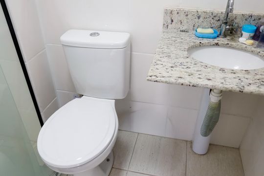 Banheiro de apartamento para alugar com 2 quartos, 46m² em Piratininga, Osasco