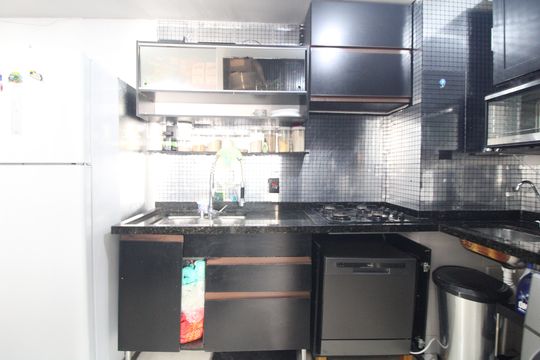 Sala/Cozinha de apartamento à venda com 2 quartos, 34m² em Socorro, São Paulo