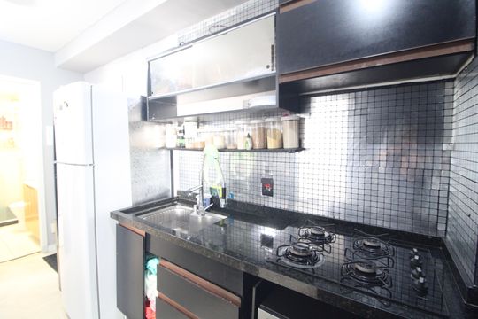 Sala/Cozinha de apartamento à venda com 2 quartos, 34m² em Socorro, São Paulo