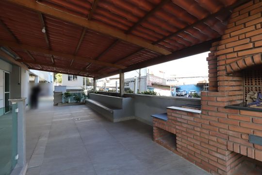 Área Comum - Churrasqueira de apartamento à venda com 3 quartos, 67m² em Vila Luzita, Santo André