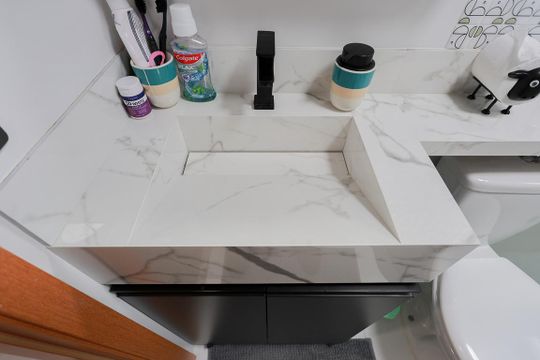 Banheiro Social de apartamento à venda com 2 quartos, 41m² em Santana, São Paulo