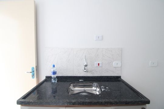 Cozinha de apartamento para alugar com 1 quarto, 25m² em Cidade Dutra, São Paulo