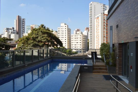 Piscina de kitnet/studio à venda com 1 quarto, 24m² em Vila Mariana, São Paulo