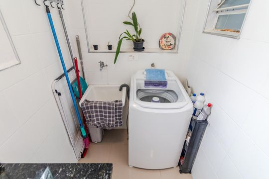 Área de Serviço de apartamento para alugar com 1 quarto, 42m² em Pinheiros, São Paulo