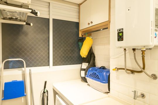 Área de Serviço de apartamento para alugar com 2 quartos, 62m² em Chácara Santo Antônio, São Paulo