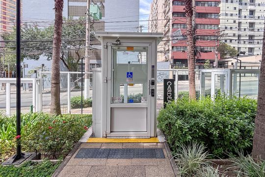 Área comum de kitnet/studio à venda com 1 quarto, 32m² em Pinheiros, São Paulo