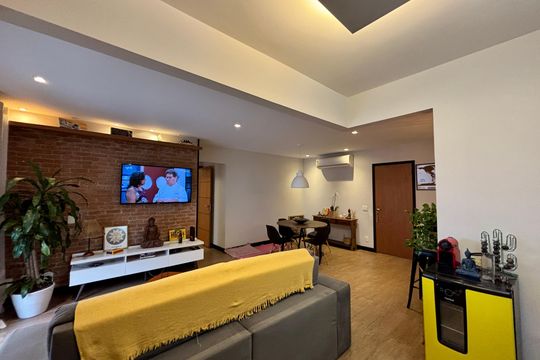 Sala de apartamento para alugar com 2 quartos, 85m² em Botafogo, Rio de Janeiro