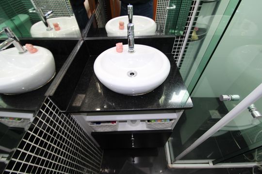 Banheiro Social de apartamento à venda com 2 quartos, 47m² em Vila Bela Vista (zona Norte), São Paulo
