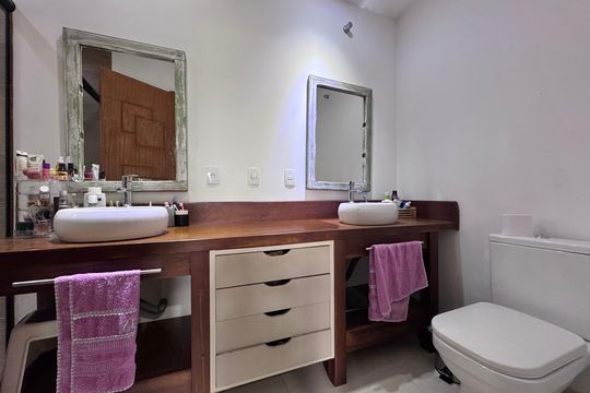 Suíte 1 - Banheiro de casa à venda com 5 quartos, 320m² em Vargem Grande, Rio de Janeiro