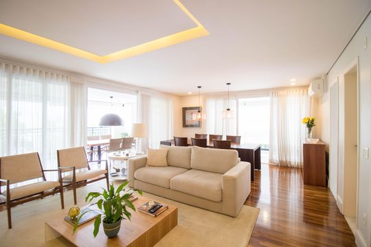 Sala de apartamento à venda com 4 quartos, 208m² em Alto da Boa Vista, São Paulo