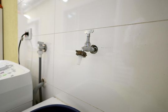 Área de Serviço de apartamento à venda com 3 quartos, 85m² em Pinheirinho, Santo André