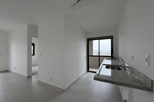 Cozinha de apartamento à venda com 2 quartos, 55m² em Parque das Nações, Santo André