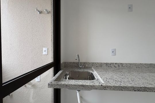 Área de Serviço de apartamento à venda com 2 quartos, 55m² em Parque das Nações, Santo André