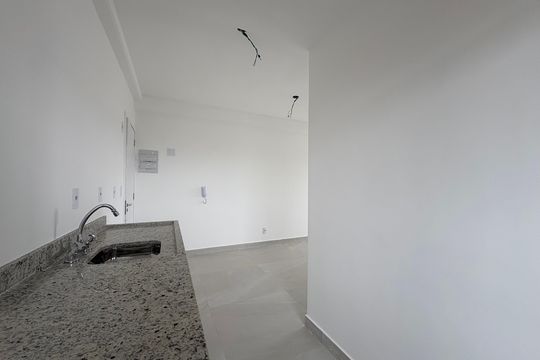 Cozinha de apartamento à venda com 2 quartos, 55m² em Parque das Nações, Santo André