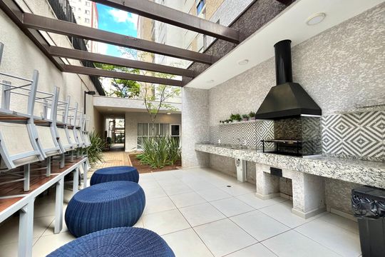 Área comum - Churrasqueira de apartamento para alugar com 2 quartos, 40m² em Jardim Oriental, São Paulo