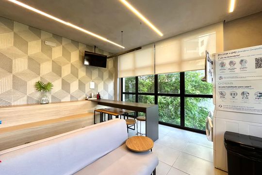 Área comum de apartamento à venda com 1 quarto, 37m² em Chácara Inglesa, São Paulo