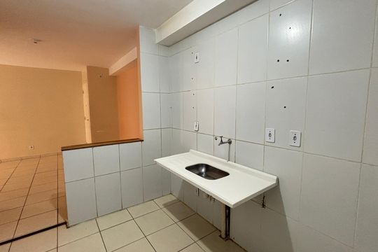 Cozinha de apartamento à venda com 2 quartos, 55m² em Jardim do Estádio, Santo André