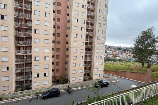 Quarto 1 Vista de apartamento à venda com 2 quartos, 55m² em Jardim do Estádio, Santo André