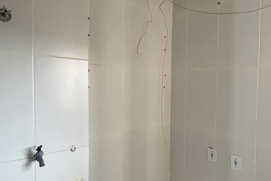 Área de Serviço de apartamento à venda com 2 quartos, 55m² em Jardim do Estádio, Santo André