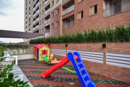 Área comum - Playground de apartamento para alugar com 2 quartos, 44m² em Jardim Tres Irmaos, Taboão da Serra