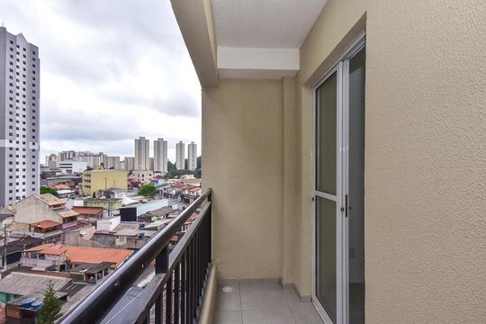 Varanda de apartamento para alugar com 2 quartos, 44m² em Jardim Tres Irmaos, Taboão da Serra